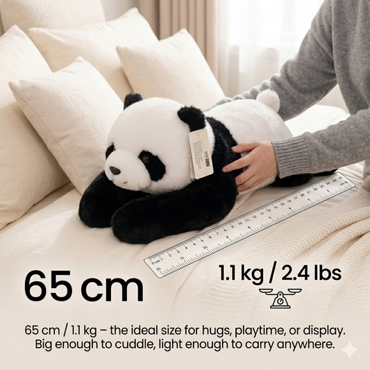 Duvlo Giant Panda Weighted Hug - China National Treasure Plush for Stress Relief & Home Decor