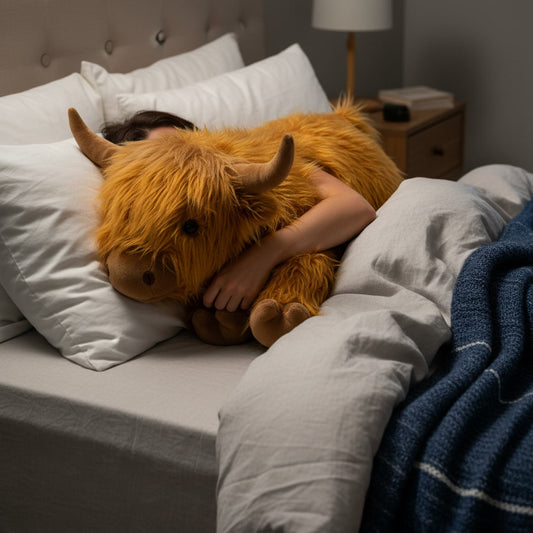 Weighted Plush Cow – Anxiety Relief & Sleep Comfort Hug Toy